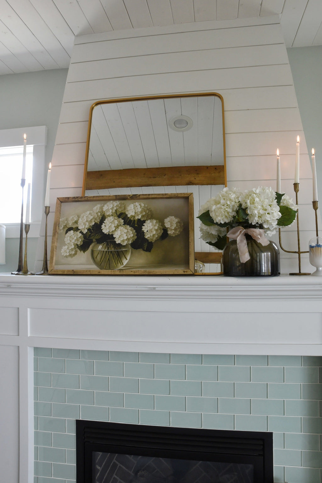 Hydrangea Vase Framed Art