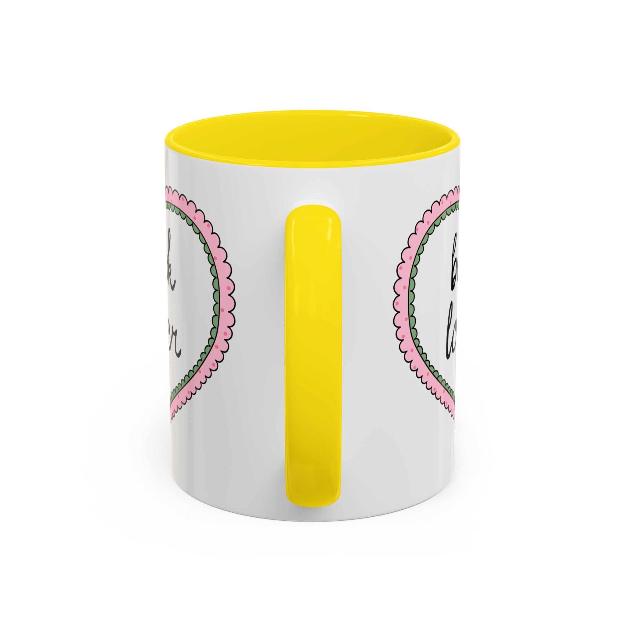Book Lover Coffee Mug with Heart