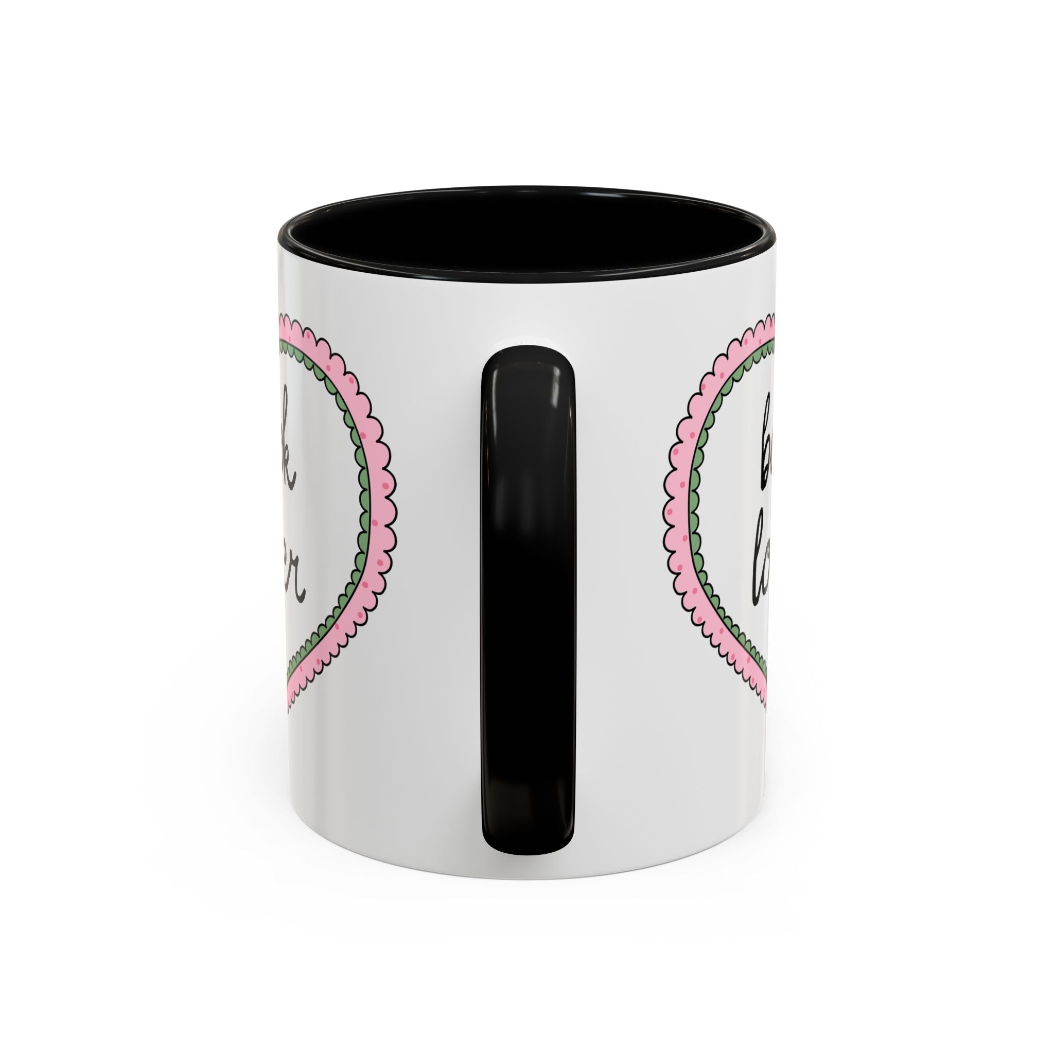 Book Lover Coffee Mug with Heart