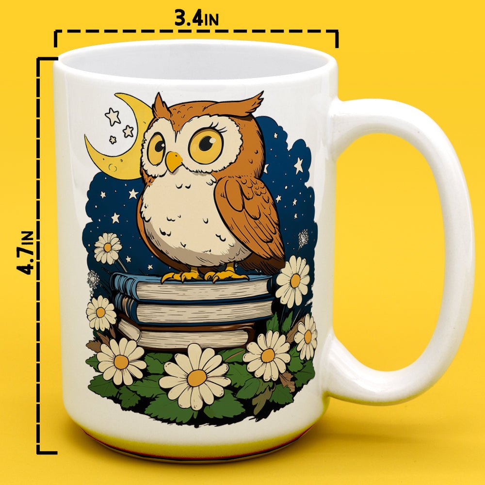 Book Owl Mug