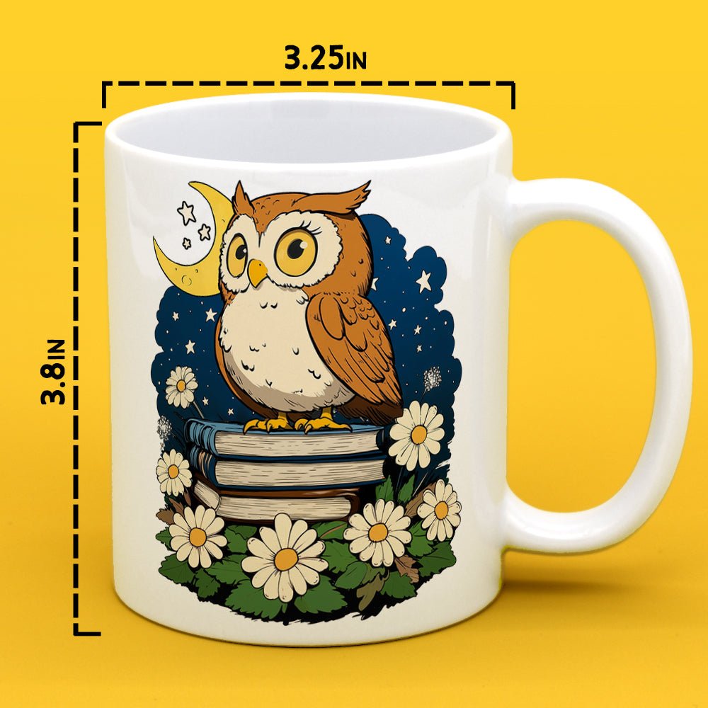 Book Owl Mug