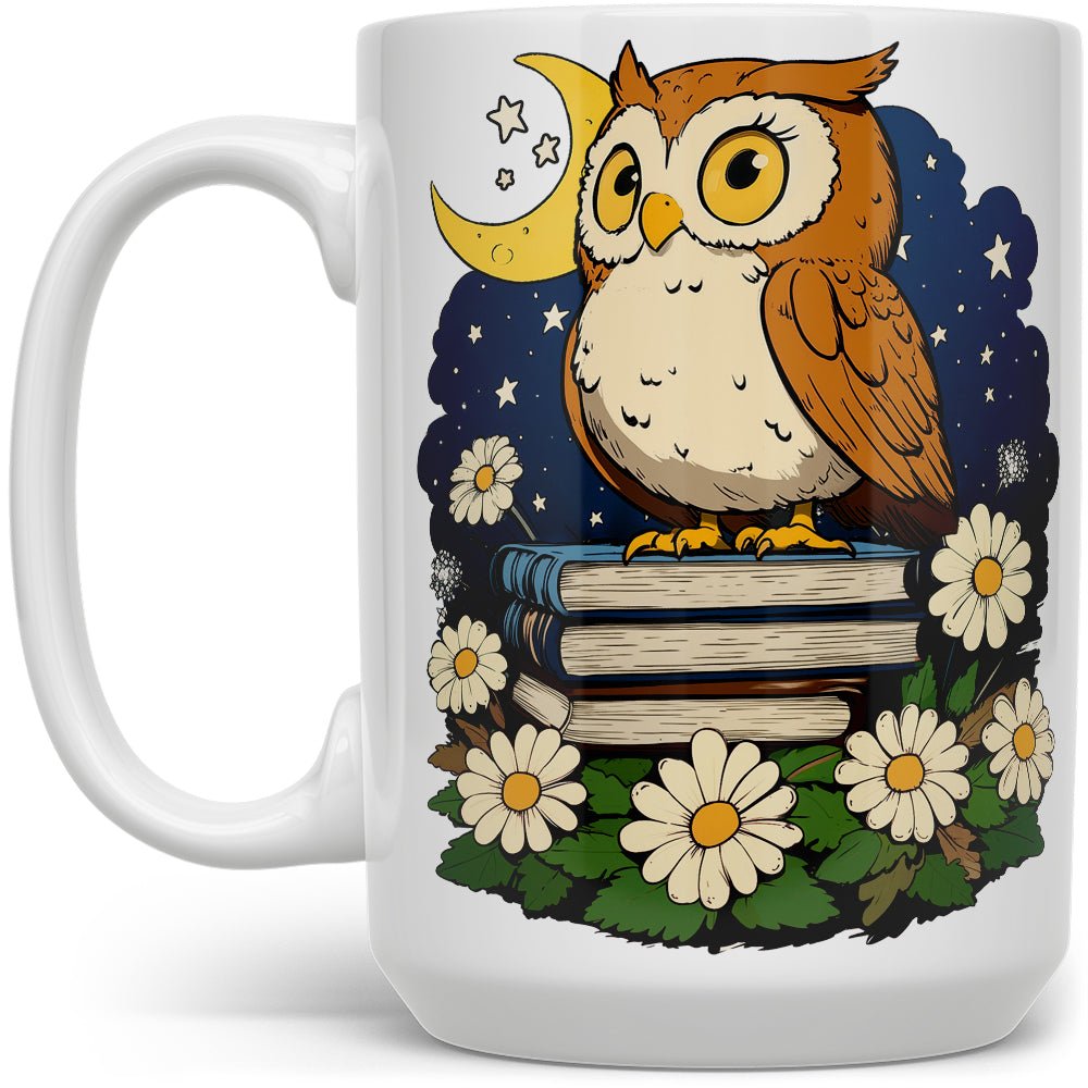 Book Owl Mug